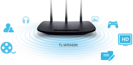 Router Wifi Tplink WR940N chuẩn N 450Mbps